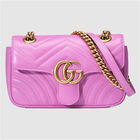 pink gucci marmont bag.